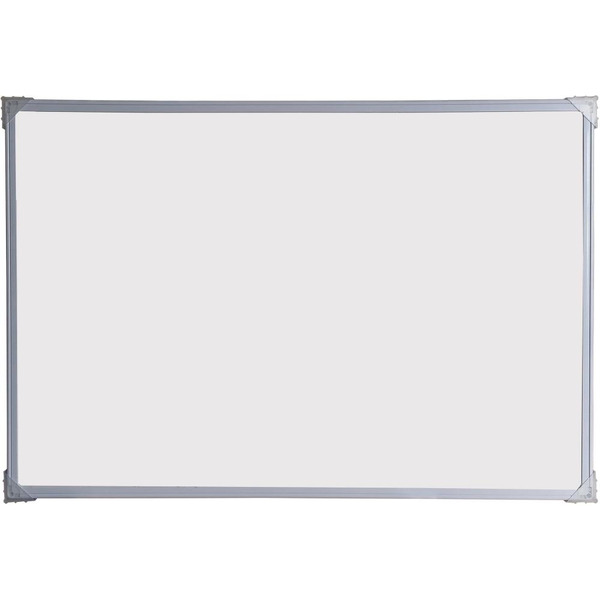 Доска магнитно-маркерная Silwerhof белый 90x120см алюминиевая рама лоток для аксессуаров