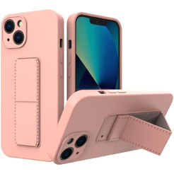 Бампер Bingo Stand для APPLE iPhone 13 Розовый