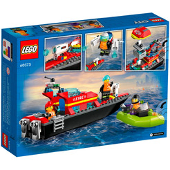 Конструктор LEGO City 60373 Пожарная спасательная лодка