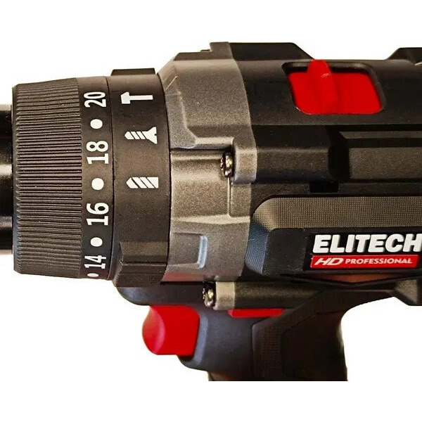 Ударная дрель-шуруповерт ELITECH CD 20BL2 E2201.042.00 205726 (без АКБ и ЗУ)
