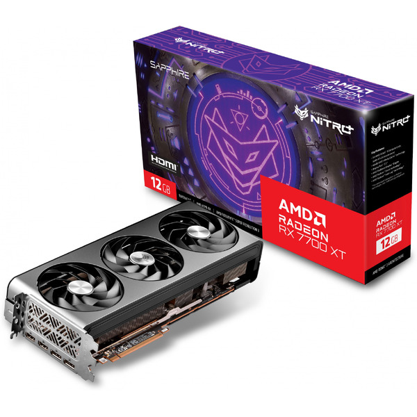Видеокарта Sapphire Nitro+ AMD Radeon RX 7700 XT 12GB 11335-02-20G