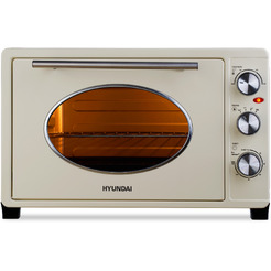 Мини-печь Hyundai MIO-HY084 (бежевый/хром)