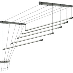 Сушилка потолочная алюминиевая Comfort Alumin Group Silver Style 1,4м
