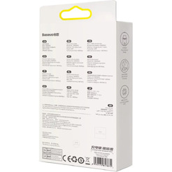 Кабель Baseus Glimmer Series USB Type-C - Lightning (2 м, черный)