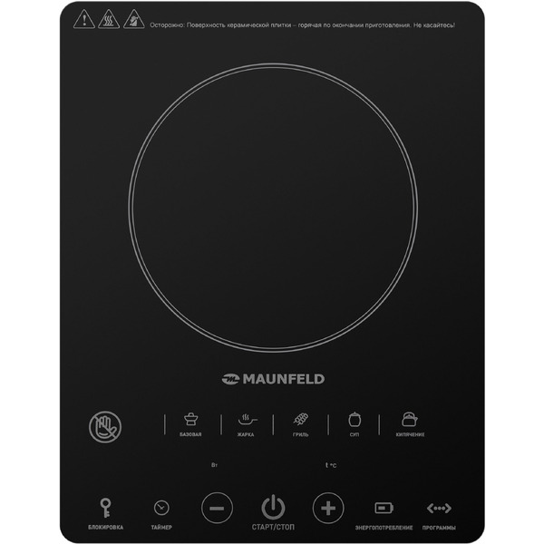 Настольная плита MAUNFELD EVCE.F291-BK