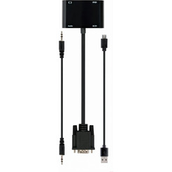 Адаптер Gembird A-VGA-HDMI-02