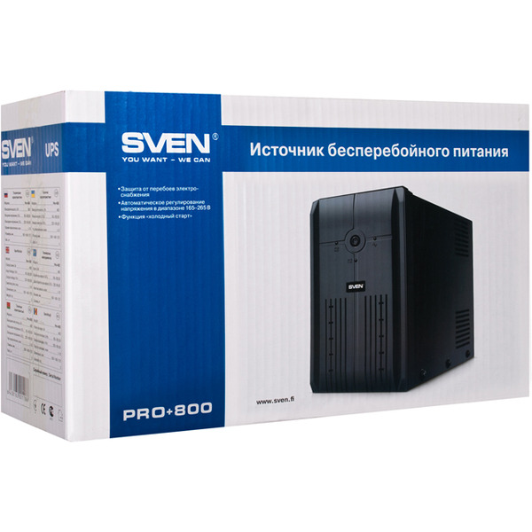 ИБП SVEN Pro 800 VA