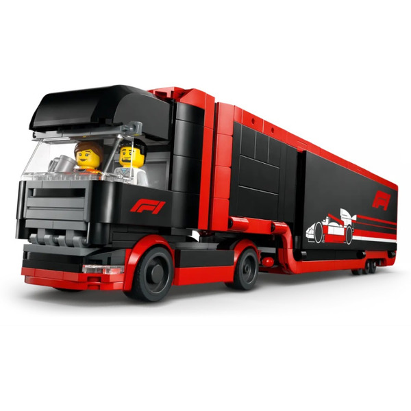 Конструктор LEGO City 60445 Грузовик F1 с болидами RB20 и AMR24 F1