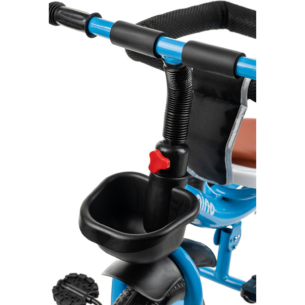 Трехколесный велосипед с ручкой NINO K98 (синий)