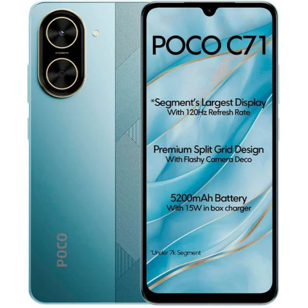 Смартфон POCO C71 4GB/128GB Blue EU