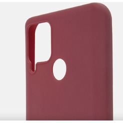Накладка Case Matte для Samsung Galaxy A41 (темно-бордовый)