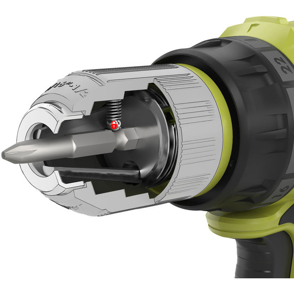 Дрель-шуруповерт RYOBI ONE + R18DD7-0 (5133004532 без АКБ и ЗУ)