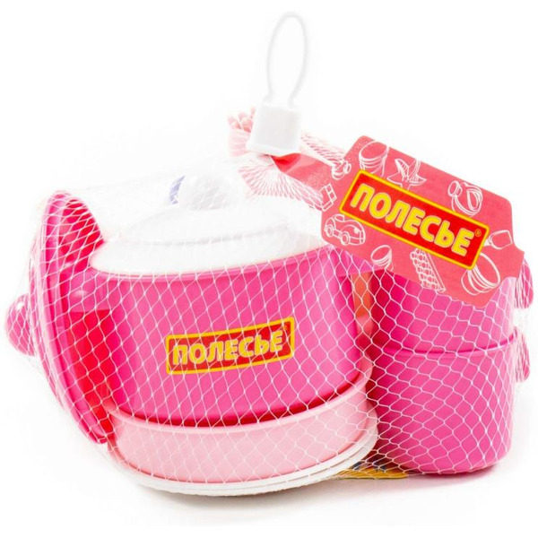 Набор игрушечной посуды Полесье Настенька 58997 (на 2 персоны, в сеточке)