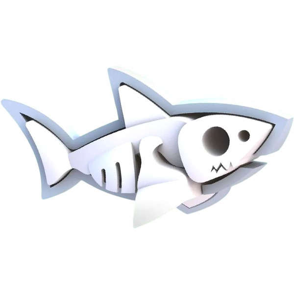 Магнитный конструктор Halftoys Ocean Белая акула с диорамой HO006