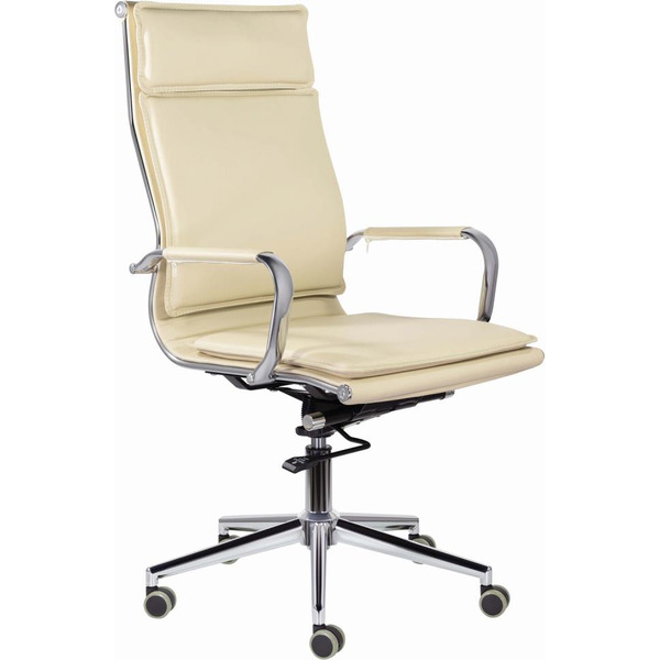 Кресло Brabix Premium Kayman EX-532 (экокожа/хром бежевый)