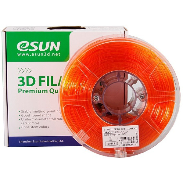 Пластиковая нить ESUN PETG 1,75 мм, 1кг, natural