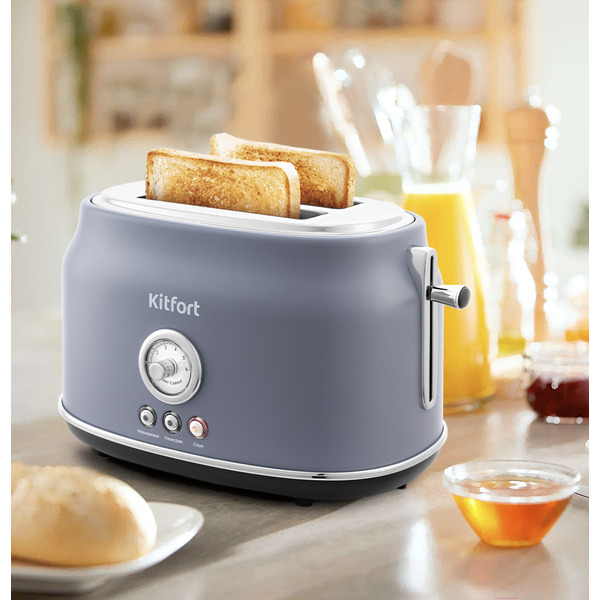 Тостер Kitfort КТ-2038-3 (серый)