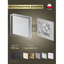Решетка с панелью Awenta RWO100sz-PI100