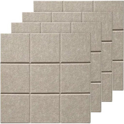 Когтеточка UG Home Самоклеящаяся фетровая ФП.4-СБЖ (30x30см, 4шт, св. бежевый)