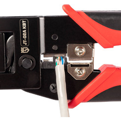 Пресс-клещи для RJ разъемов КВТ JT-02A 101929