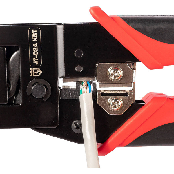 Пресс-клещи для RJ разъемов КВТ JT-02A 101929