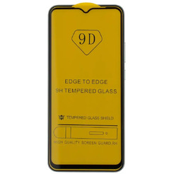 Защитное стекло Bingo Full Silkprint для REALME C30/C31/C35 Черное