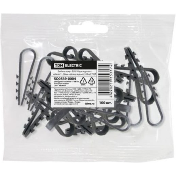 Дюбель-хомут TDM SQ0539-0004 (100 шт)