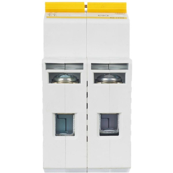 Выключатель автоматический IEK ВА 47-29 2п 63А С MVA20-2-063-C