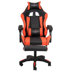 Игровое кресло Calviano 1583 (черно-красное, вибромассажное)