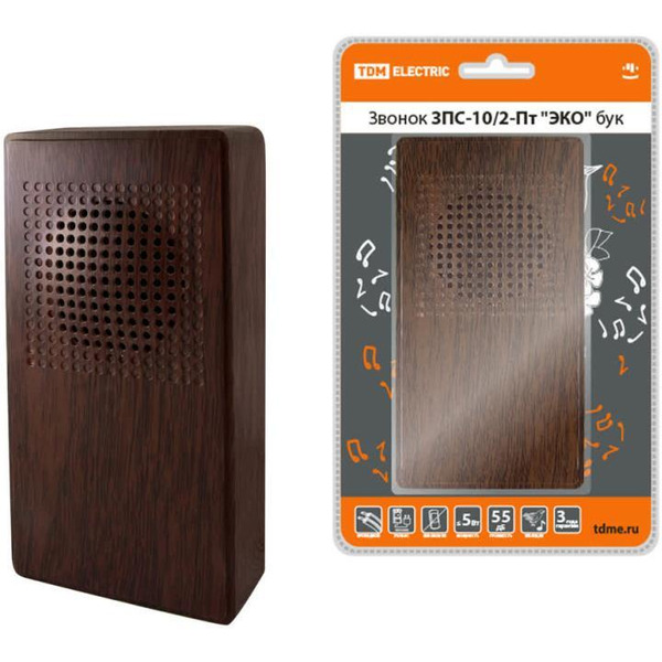 Проводной дверной звонок TDM SQ1901-0027