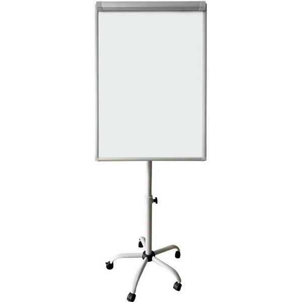 Флипчарт Silwerhof лак 70x100см на роликах белый