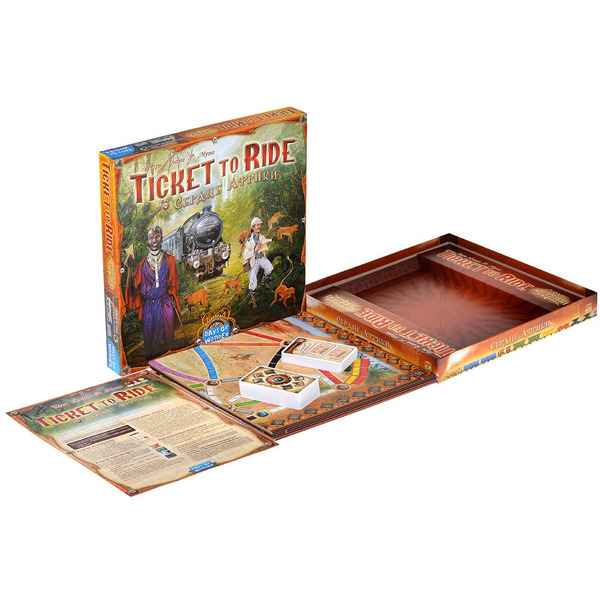 Настольная игра Hobby World 915781 Ticket to Ride : Сердце Африки