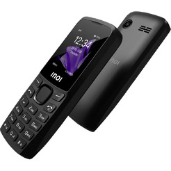 Мобильный телефон INOI 244 Modern Plus 4G +ЗУ WC-112 (черный)