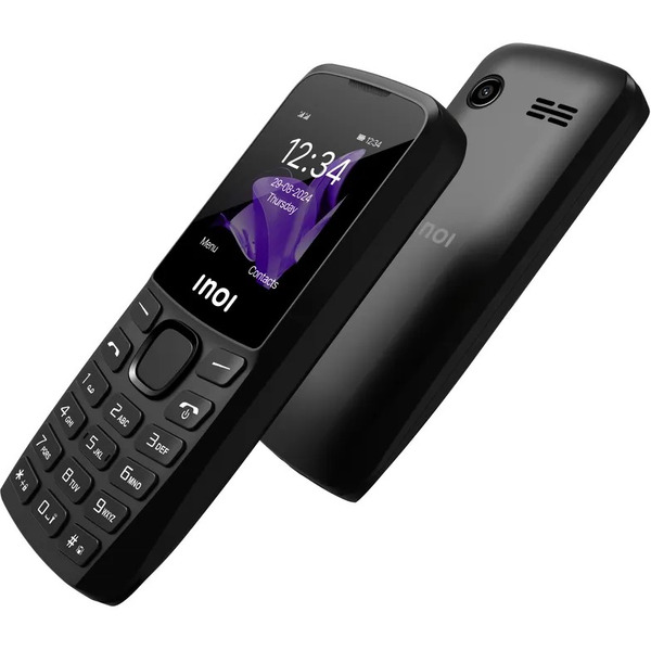 Мобильный телефон INOI 244 Modern Plus 4G +ЗУ WC-112 (черный)