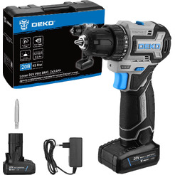 Дрель-шуруповерт Deko Loner 20V PRO 085-1010