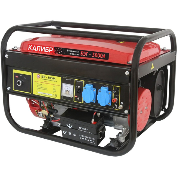 Бензиновый генератор Калибр БЭГ-3000А
