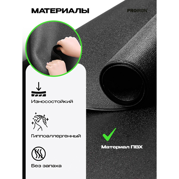 Коврик спортивный для фитнесса и тренажеров PROIRON КС1260