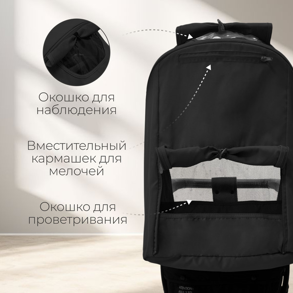 Детская прогулочная коляска Bubago Model One BG 173-2 (черный)