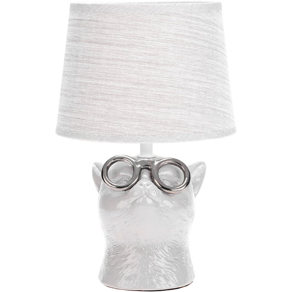 Светильник декоративный REXANT 603-1033 "Кот в очках" Е14, 40Вт (белый)