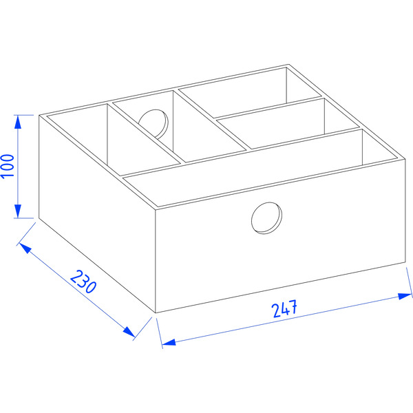 Органайзер для хранения Lauter Деревянный 23 (буковое дерево)