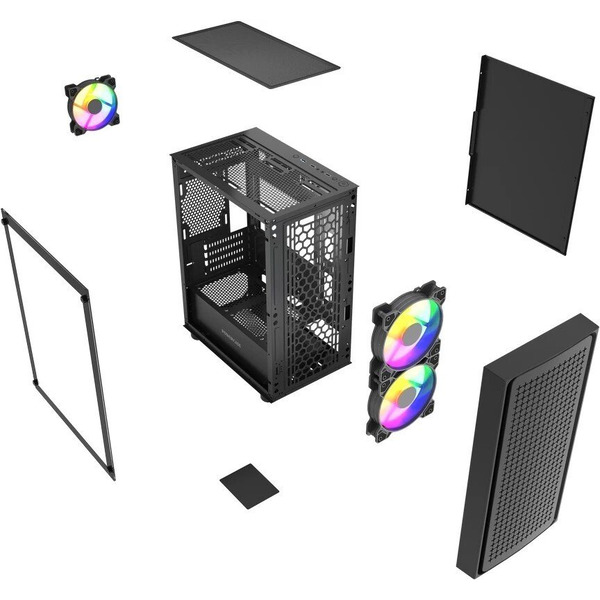 Корпус Powercase Mistral Micro EM20 CMMEM20B-L3