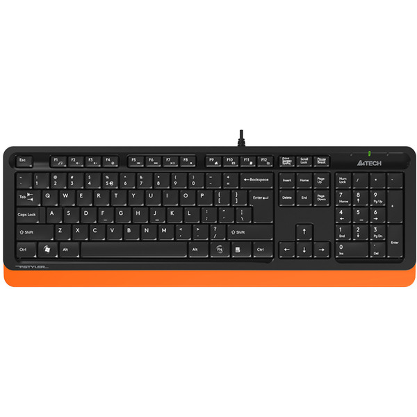 Клавиатура + мышь A4Tech Fstyler F1010 (черный/оранжевый)