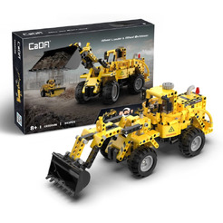 Конструктор CaDA C65004W Погрузчик и Бульдозер 2 в 1