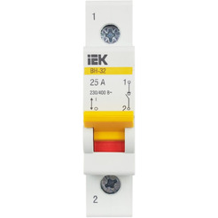 Выключатель нагрузки IEK ВН-32 1Р 25А MNV10-1-025