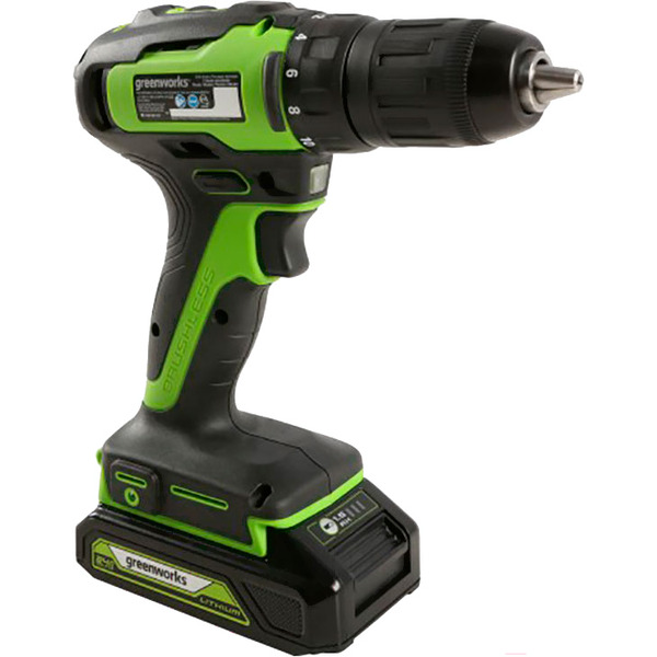 Дрель-шуруповерт Greenworks GD24DD35K2 3704007UA