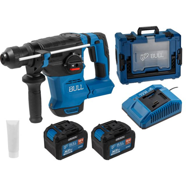 Аккумуляторный. перфоратор BULL CBH 1826 Xcase, XLTpro (2x6 А*ч, з/у)