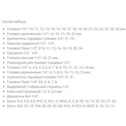 Набор инструментов Zitrek SAM108 (065-0026)