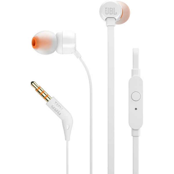 Наушники JBL Tune 110 JBLT110WHTE (белый)
