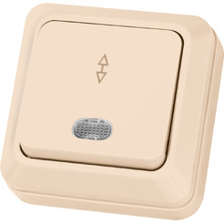 Переключатель TDM Electric Ладога SQ1801-0012 (слоновая кость)
