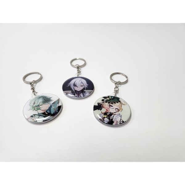 Брелок сувенирный "Дай 5 Добру" (Геншин) в ассортименте